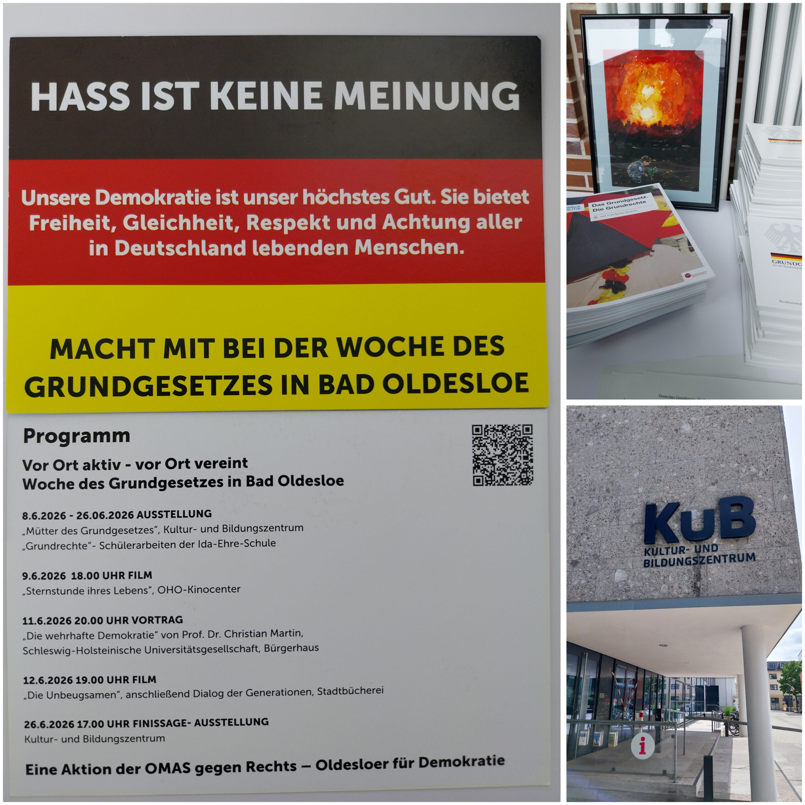Woche des Grundgesetzes – Eine Kooperation mit den Omas gegen Rechts